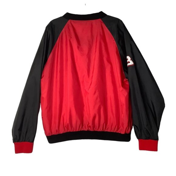 Vintage Nascar Winner's Circle Dale Earnhardt Jr. Pullover Windbreaker XL Red - Picture 8 of 8